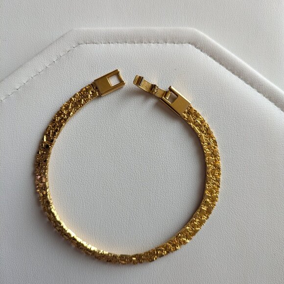 Men's gold-plated bracelet - Picture 1 of 2
